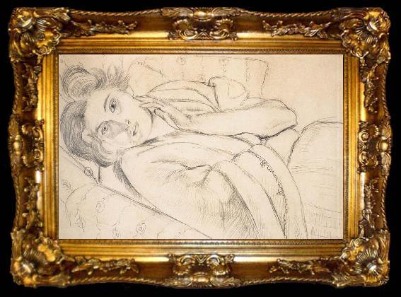 framed  Henri Matisse Modeling, ta009-2