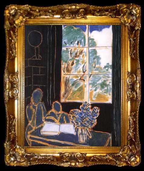 framed  Henri Matisse Silent room, ta009-2