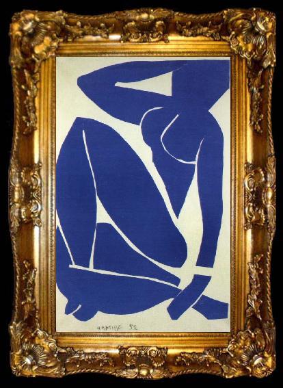 framed  Henri Matisse blue nude lll, ta009-2