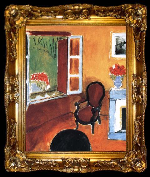 framed  Henri Matisse Room chair, ta009-2