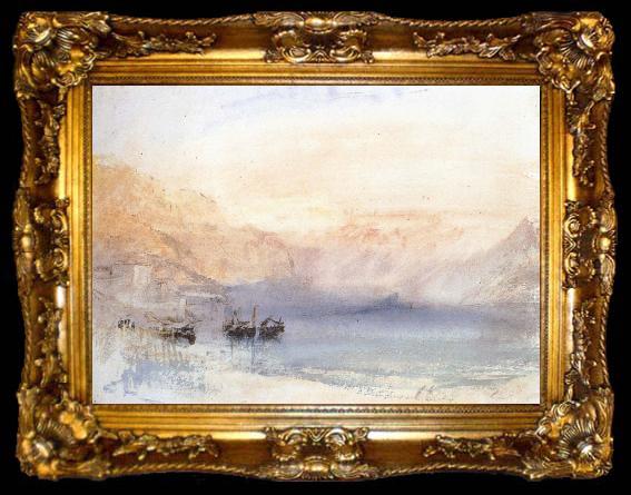framed  Joseph Mallord William Turner Lake, ta009-2