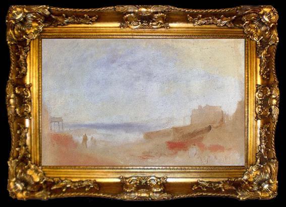 framed  Joseph Mallord William Turner Bay scene, ta009-2