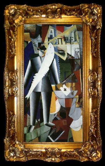 framed  Kasimir Malevich Pilot, ta009-2