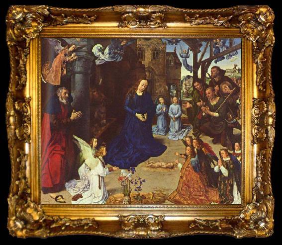 framed  LEONARDO da Vinci The Portinari Altarpiece, ta009-2