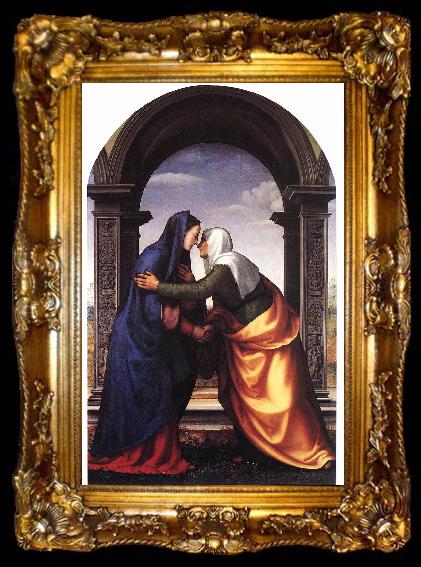 framed  Mariotto Albertinelli The Visitation, ta009-2