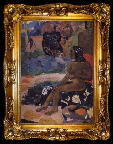 framed  Paul Gauguin Uygur Laao Ma Di, ta009-2