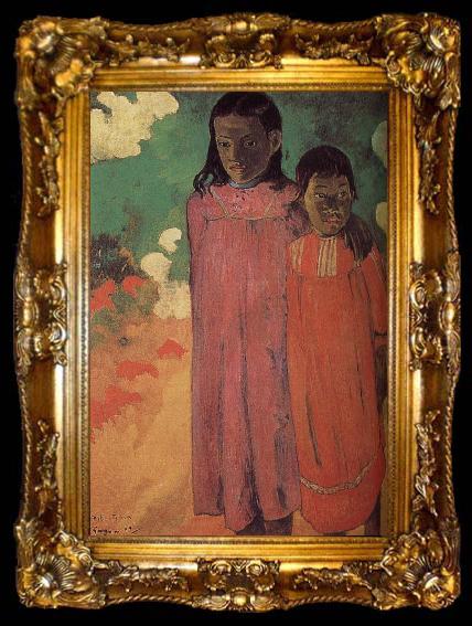 framed  Paul Gauguin Sister, ta009-2