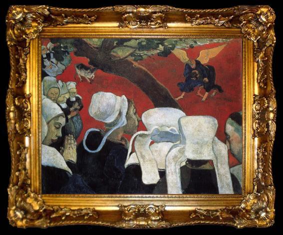 framed  Paul Gauguin Moralize Mirage, ta009-2