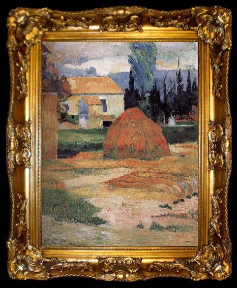 framed  Paul Gauguin Al suburban farms, ta009-2