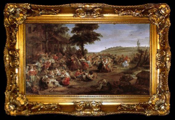 framed  Peter Paul Rubens Lord Paul Feast Festival, ta009-2