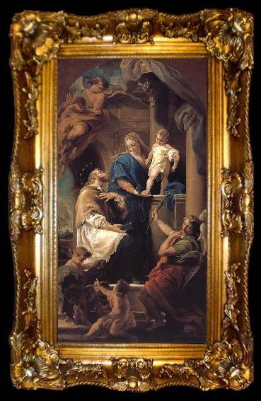 framed  Pompeo Batoni Notre Dame, and the Son in St. John s Nepomuk, ta009-2