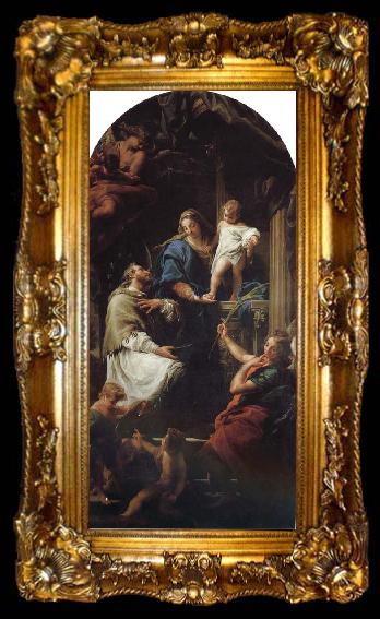 framed  Pompeo Batoni Notre Dame, and the Son in St. John