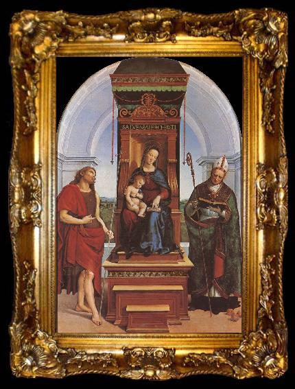 framed  RAFFAELLO Sanzio Virgin Mary and her son, ta009-2