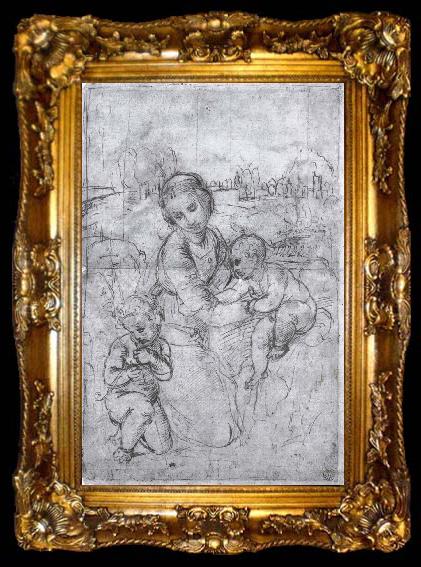 framed  RAFFAELLO Sanzio Father and The virgin mary, ta009-2