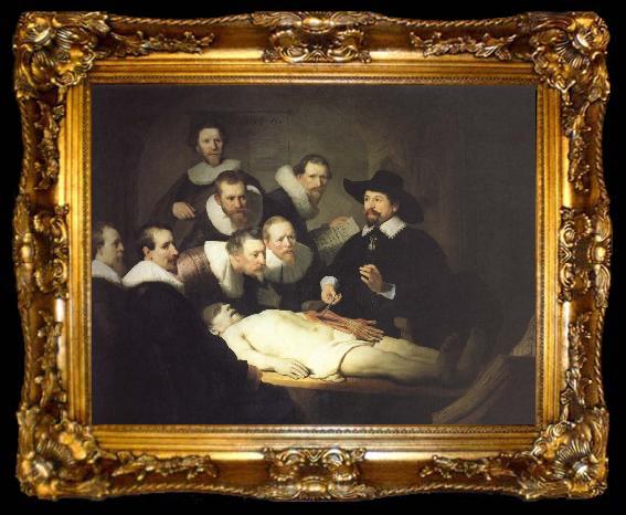 framed  Rembrandt Peale Anatomy Lesson of Dr. Du Pu, ta009-2