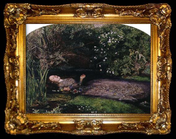 framed  Sir John Everett Millais ofelia, ta009-2