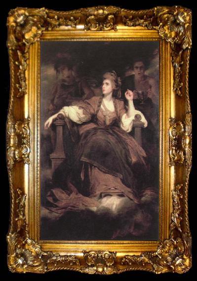 framed  Sir Joshua Reynolds mrs.siddons as the tragic muse, ta009-2