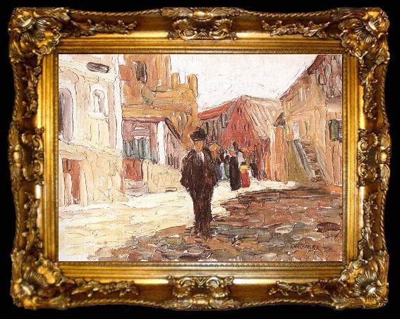framed  Wassily Kandinsky Street, ta009-2