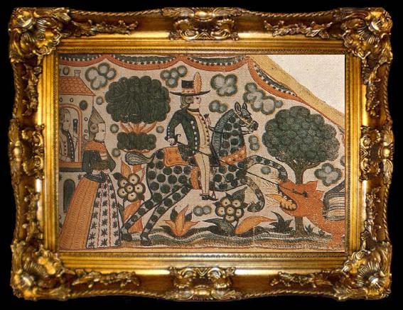 framed  kulturen s goran och draken, ta009-2