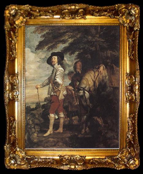 framed  unknow artist Charles I, ta009-2