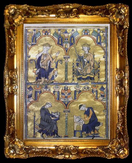 framed  unknow artist Cass location of the branch, Louis IX and the two monks, ta009-2