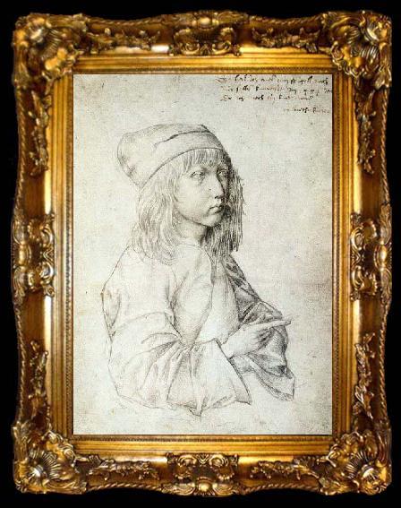 framed  Albrecht Durer Self-Portrait at 13, ta009-2