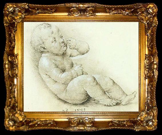 framed  Albrecht Durer Study of the Christ Child, ta009-2