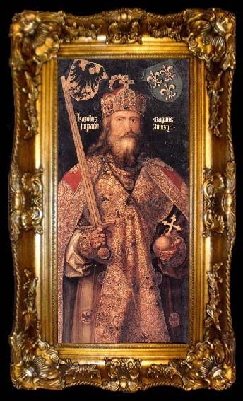 framed  Albrecht Durer Emperor Charlemagne, ta009-2