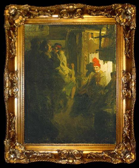framed  Anders Zorn Dans i Gopsmor,, ta009-2