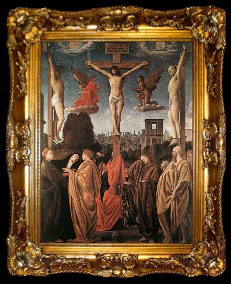framed  BRAMANTINO Crucifixion, ta009-2