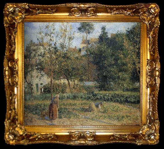 framed  Camille Pissarro Schwarz Metaponto the outskirts of the orchard, ta009-2