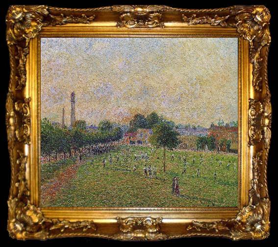 framed  Camille Pissarro Grassland, ta009-2