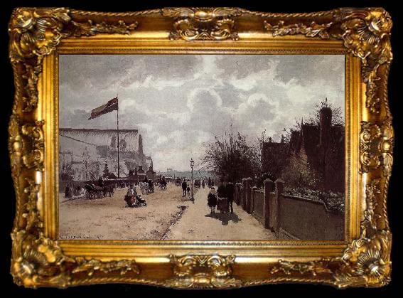 framed  Camille Pissarro Crystal Palace London, ta009-2