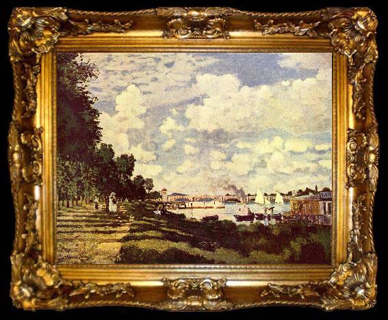 framed  Claude Monet Seine Basin with Argenteuil,, ta009-2
