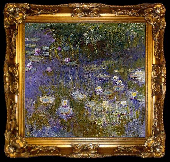 framed  Claude Monet Water Lilies, 1914-1917, ta009-2