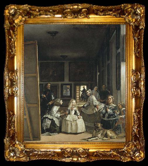 framed  Diego Velazquez Las Meninas, ta009-2
