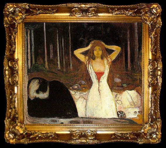 framed  Edvard Munch Ashes, ta009-2