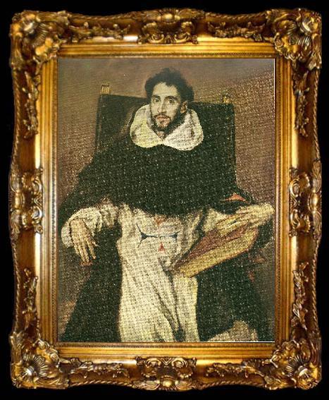 framed  El Greco fray hortensio felix paravicino, ta009-2