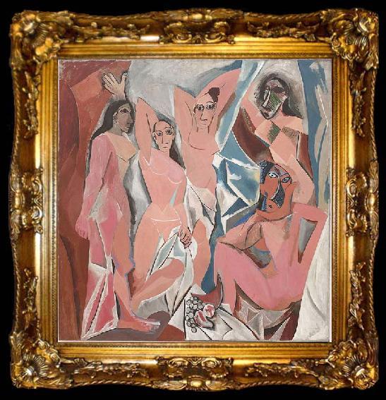 framed  El Greco Picasso Les Demoiselles d Avignon, ta009-2
