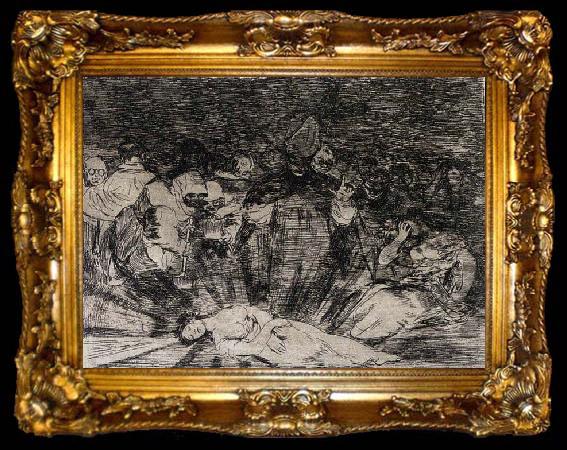 framed  Francisco de goya y Lucientes Truth Has Died, ta009-2