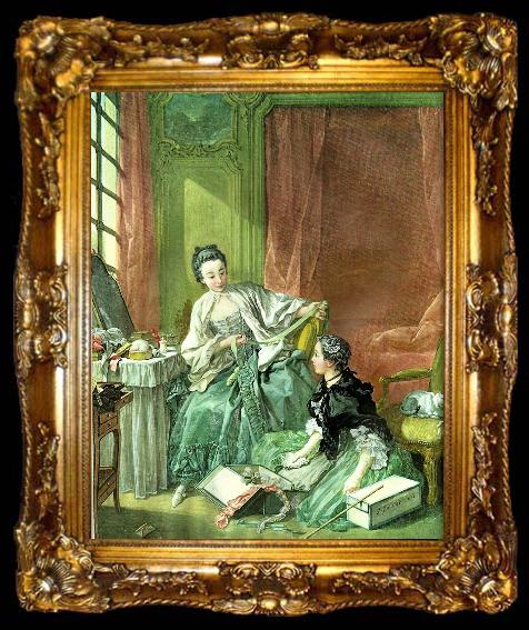 framed  Francois Boucher the haberdasher, ta009-2