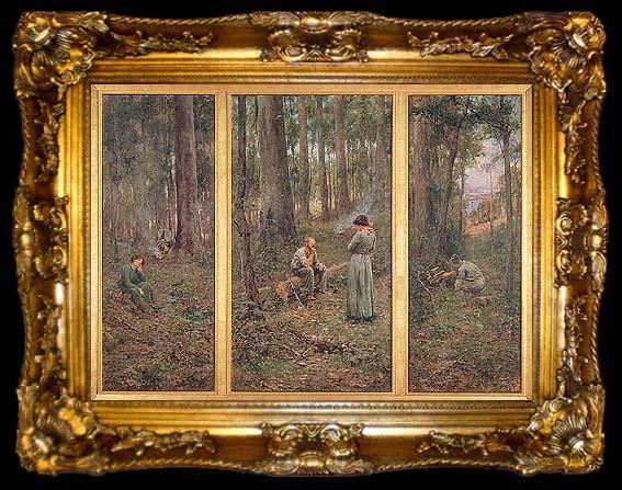 framed  Frederick Mccubbin Pioneer, ta009-2