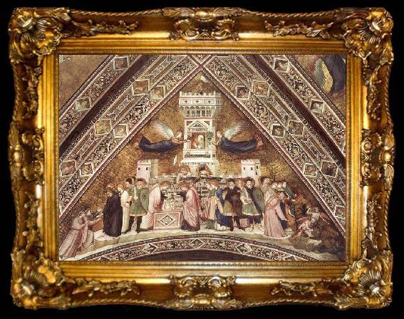 framed  GIOTTO di Bondone Franciscan, ta009-2