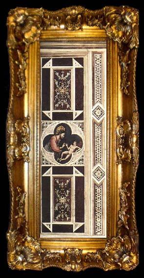 framed  GIOTTO di Bondone Creation of Adam, ta009-2
