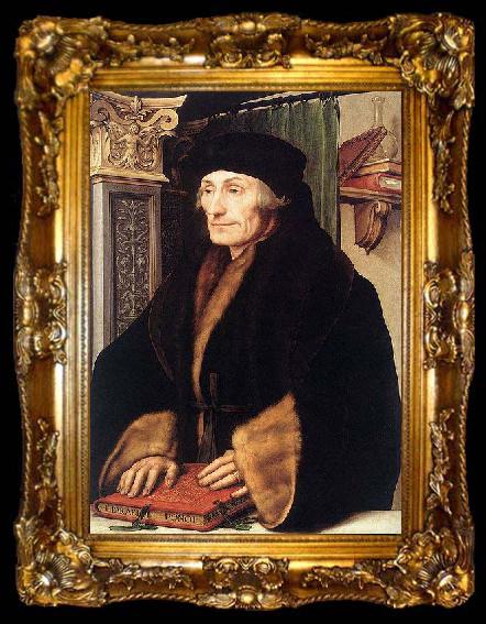 framed  Hans holbein the younger Portrait of Erasmus of Rotterdam, ta009-2