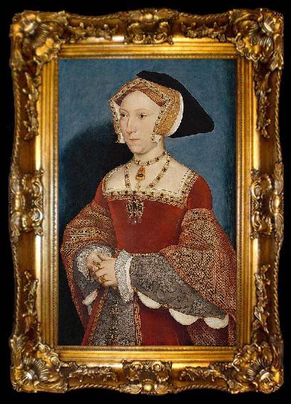 framed  Hans holbein the younger Portrait of Jane Seymour,, ta009-2