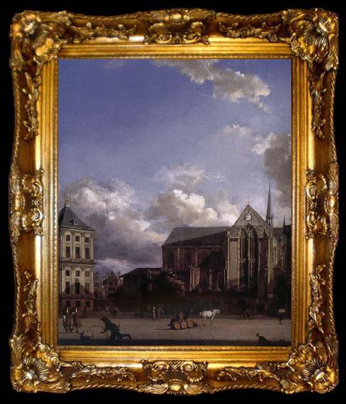 framed  Jan van der Heyden Grand Place, ta009-2