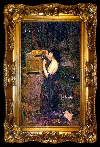 framed  John William Waterhouse Pandora, ta009-2