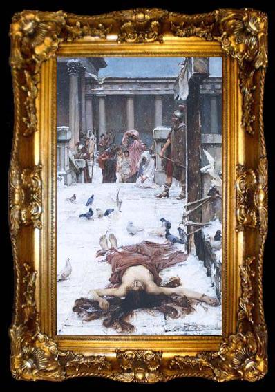 framed  John William Waterhouse Saint Eulalia, ta009-2