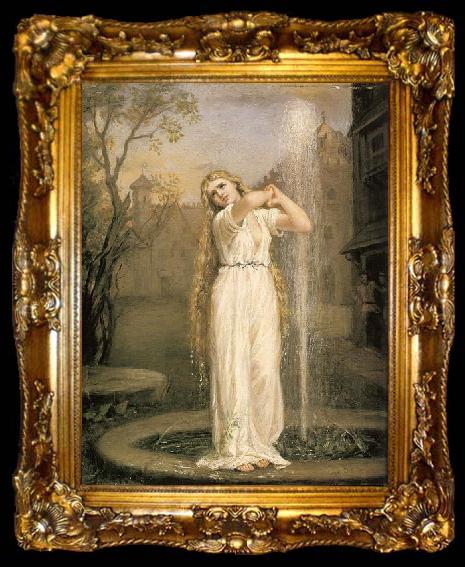 framed  John William Waterhouse Undine, ta009-2